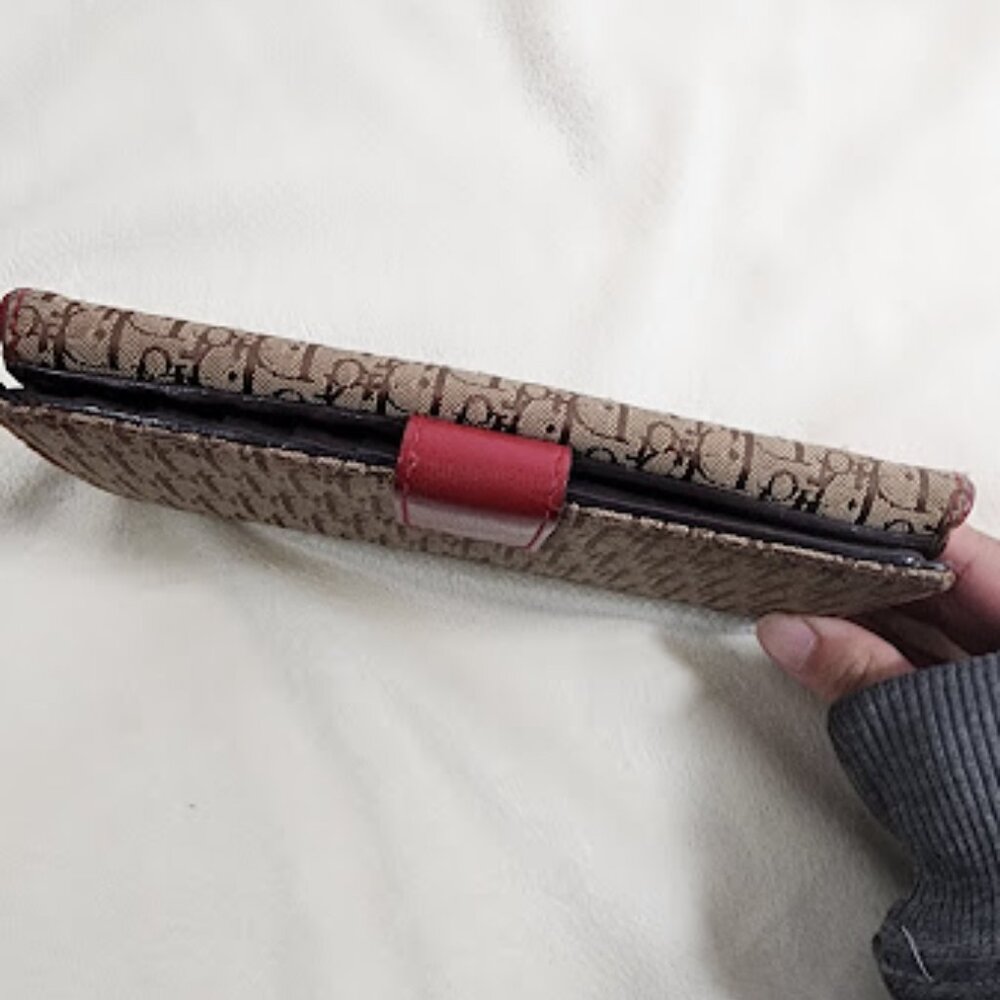 Christian Dior Trotter Canvas Rasta Saddle Wallet. Unique! - Picture 3 of 15